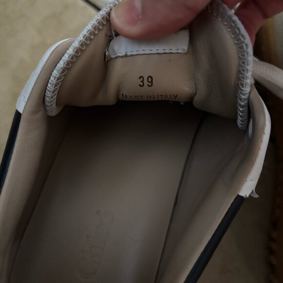 Chloe Franckie gum sole sneakers in white and black - Picture 5 of 9